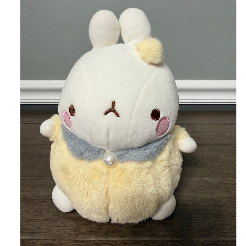 Molang The Happy‎ Rabbit Hayanori Elegant Plush Stuffed Toy Doll Japan Kawaii